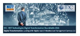 IDC NIIT Technologies Digital Transformation Roundtable