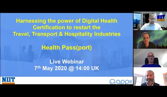 Harnessing the Power of Digital Health Certification to Restart the Travel, Transport &amp; Hospitality Industries 
